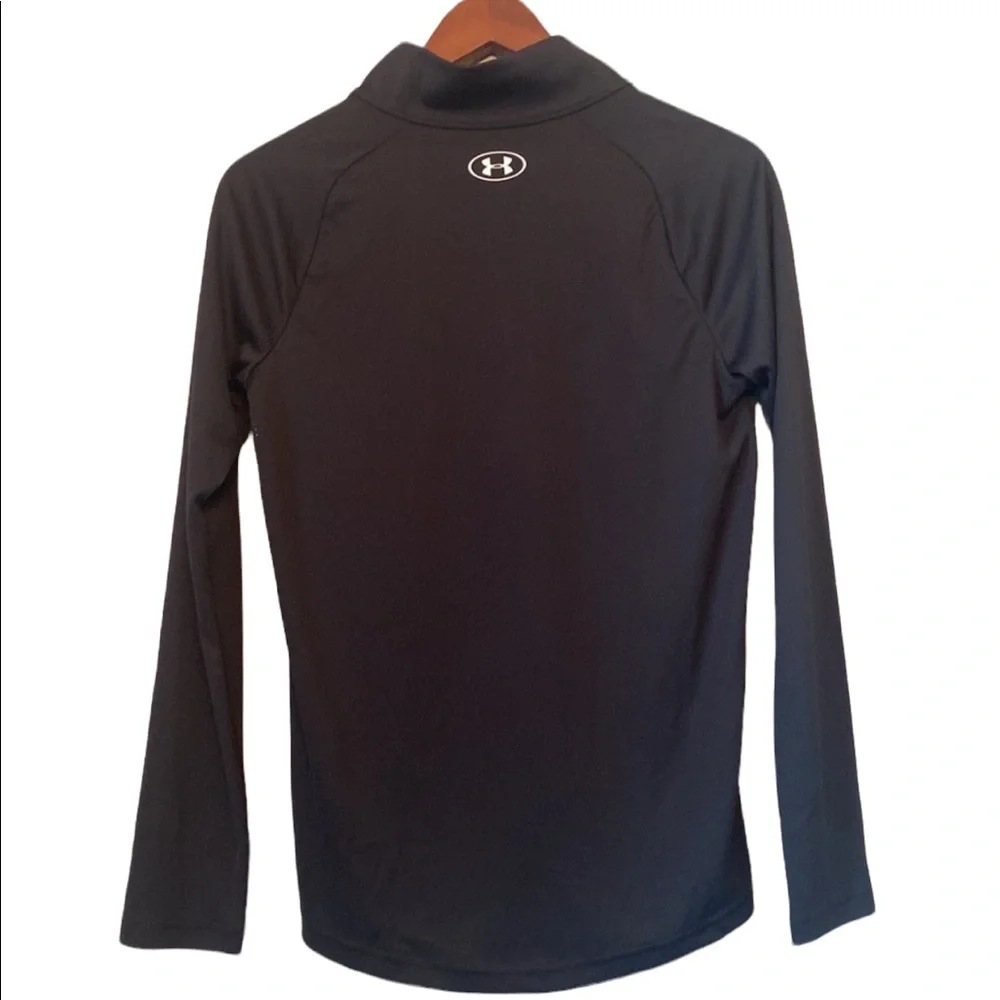 Youth Under Armour Black Long Sleeved Athletic Jacket
